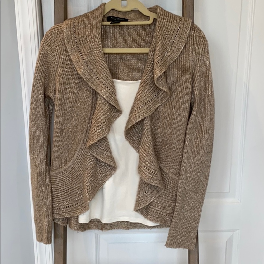 Ruffle Sparkle Cardigan & Sparkle Cami
